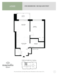 a floor plan of a bedroom apartment